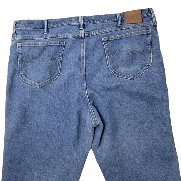 Lee Regular Fit Straight Leg Stretch Classic Jeans Men's Sz 46x33( tag 34) - Picture 9 of 9